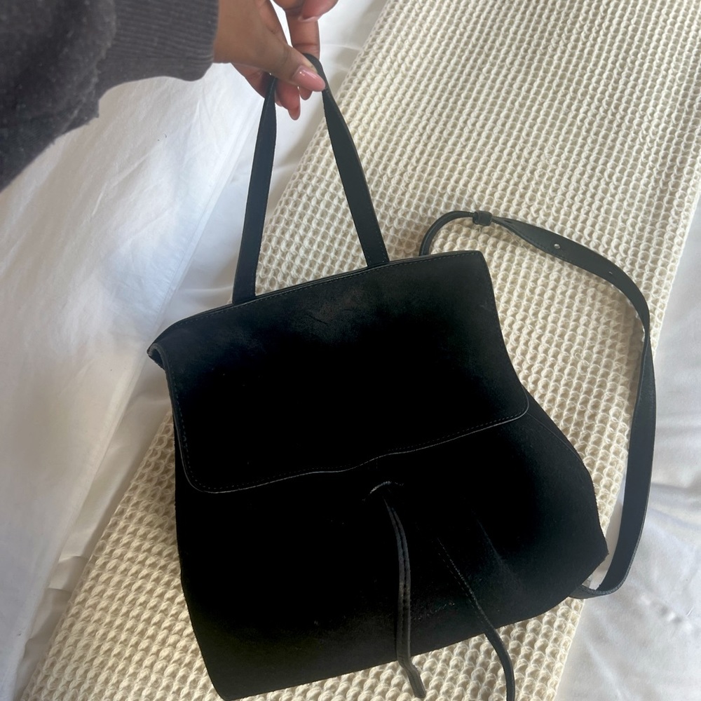 MANSUR GAVRIEL Lady bag in black suede